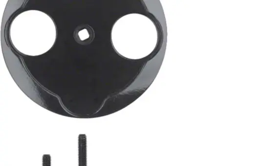 HAGER WTF4592BG Antenna Cover 1930/Glass 2-fold | glossy black