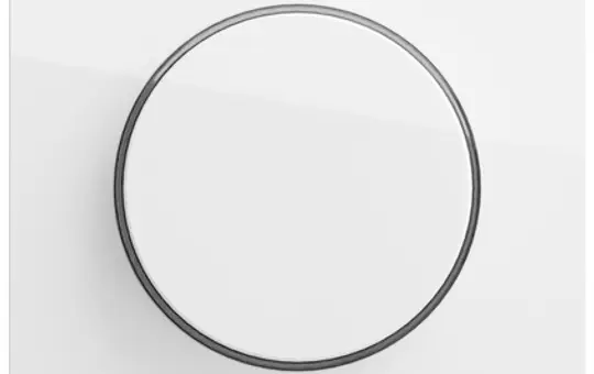 GIRA 065070 Cache pour variateur rotatif Système 70 standard | blanc pur brillant