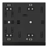 GVS CHPB-02/02.S.21 KNX push sensor WALTZ Basis single | black/anthracite