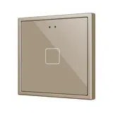 ZENNIO ZVIFR70X1C Capteur tactile KNX Flat 70 RGB célibataire | champagne