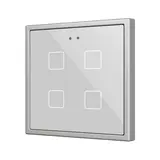 ZENNIO ZVIFR70X4S KNX Flat 70 RGB Touch Sensor 4-fold | silver