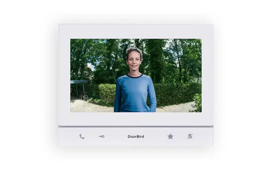 DOORBIRD A1103 IP video indoor station polar white | 7 inches