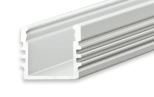 ISOLED 112809 Profilé LED de surface SURF12 aluminium anodisé | 200 cm