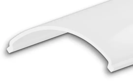 ISOLED 114748 Cover COVER49 for CORNER10 SLIM profile | opal | 200 cm