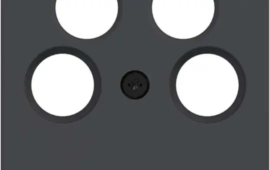 HAGER WAF1169BM Antenna Cover A.x/C.x 4-ply (Ankaro) | jet black matte
