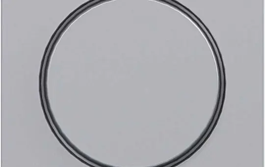 HAGER WAN7060TA Rotary Dimmer Cover A.x/C.x titanium matt