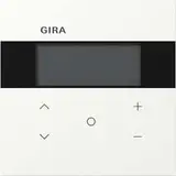 GIRA 200672 Capteur de climat ambiant KNX système CVC 70 standard | blanc pur satiné mat