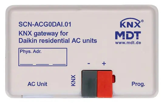MDT SCN-ACG0DAI.01 KNX Climate Gateway Flush-Mounted for Daikin residential air conditioners