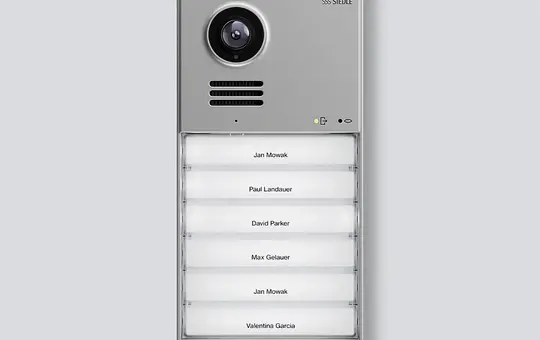 SIEDLE IQDM-0 Station vidéo de porte IQ 6 boutons d'appel, AP
