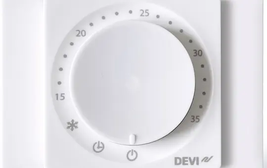 DEVI 140F1165 Room Thermostat DEVIreg with Bluetooth interface | polar white