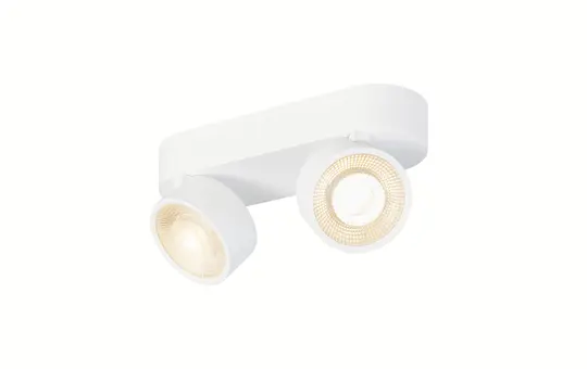 SLV 1010266 Wall and ceiling surface-mounted light PHASE KALU 2.0 19 W, 2700 K, 36° | white