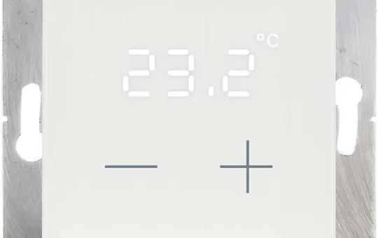 ELSNER 71800 KNX Secure Régulateur de température ambiante Cala Capteur de température | Blanc
