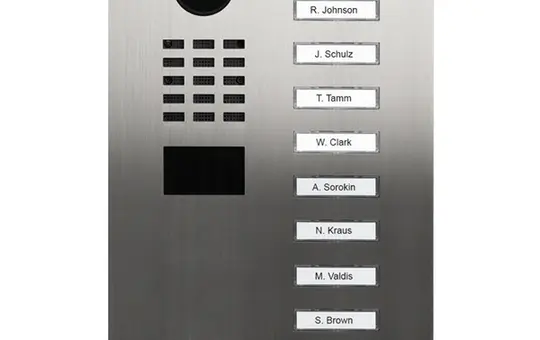 DOORBIRD D2109V IP video door station (423905849) 9-gang | White aluminum