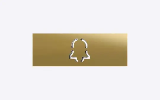 DOORBIRD D11x Nameplate for D11x (423897700) With bell symbol | Brass look