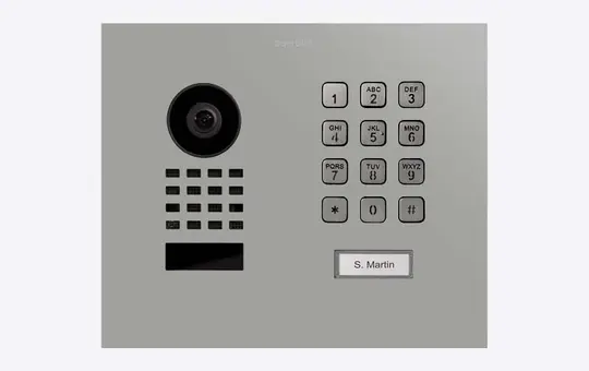 DOORBIRD D1101KH Station vidéo IP moderne encastrée (423880153) 1 poste | Aluminium blanc