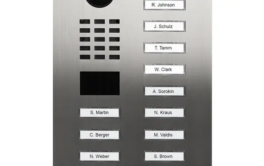 DOORBIRD D2114V Interphone vidéo IP (423867123) 14 postes | Acier inoxydable V2A brossé