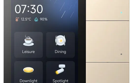 GVS CHTF-3.3/3.2.14 KNX Secure Touchpanel Smart Touch S3 Champagne | 3.3 inches