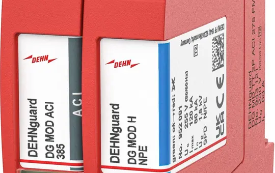 DEHN DG MD TT 2P ACI 275 FM Parafoudre Type 2 DEHNguard MD Systèmes TT+TN-S, contact de télésignalisation, 275 V