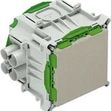 SPELSBERG IBTLED 1 Flush-Mount Enclosure 1-gang, for prefabricated construction, with conduit stopper | Green/grey | 200x135 mm