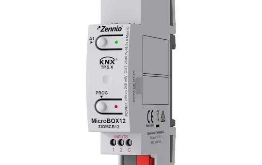 ZENNIO ZIOMCB12 KNX Universal Actuator MicroBox 16 A 1-gang, Secure
