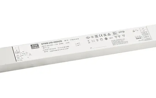 MEANWELL SPWM-240-24DA2Q Alimentation LED 24 V DALI-2 240 W, DT6, DT8