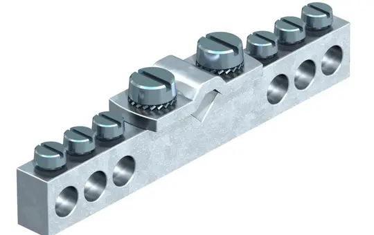 OBO BETTERMANN 5015553 Equipotential bonding bar 