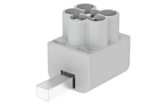 OBO BETTERMANN 5012010 Terminal Block For through-wiring | 3x16 mm²