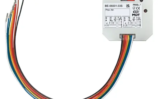 MDT BE-06001.03S KNX-Secure Tasterschnittstelle UP potentialfrei 