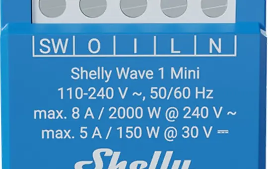 SHELLY W 1 Mini LR Z-Wave-Schaltaktor UP 