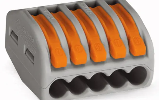 WAGO 222-415 connecting clamp series 222 5-fold