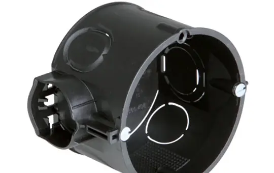 KAISER 1056-04 flush-mounted device box including screws | 46 mm