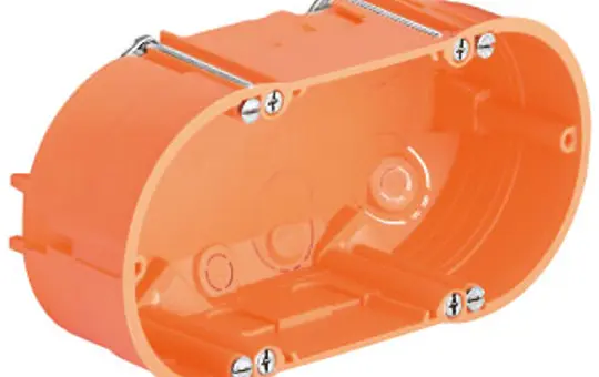 KAISER 9062-02 hollow wall double device box standard | 47 mm