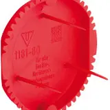 KAISER 1181-60 round signal cover red | Ø 60 mm