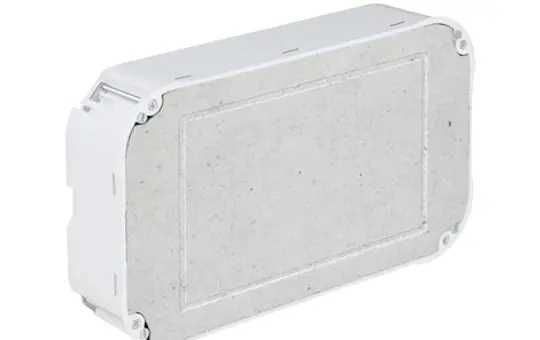 KAISER 9192-27 universal installation housing with fiberboar 240x140x72 mm, halogen-free