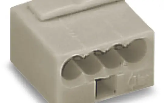 WAGO 243-304 junction box terminal Micro series 243 4-fold | light gray