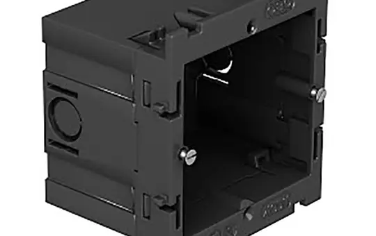 OBO BETTERMANN 6288532 device installation box 1-fold, large installation opening | light gray