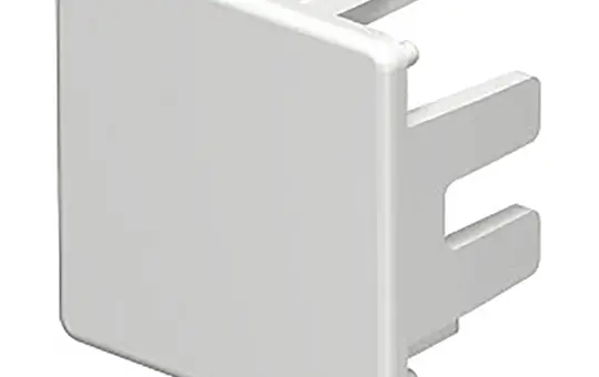 OBO BETTERMANN 6193188 end piece WDK pure white | 30x30 mm