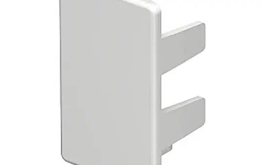 OBO BETTERMANN 6193153 end piece WDK pure white | 25x40 mm