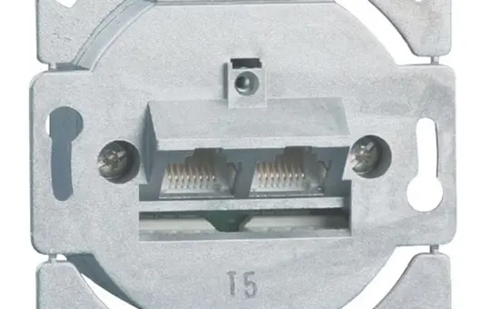 METZ CONNECT 130C381200-I universal network socket 2-fold, Cat. 6a