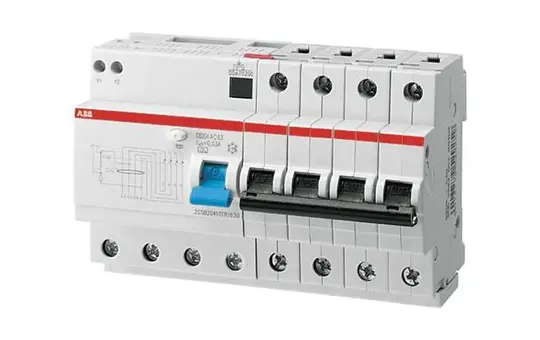 ABB DS204A-B13/0.03 FI/LS switch type A B-Char. 30 mA 4-pin 13 A