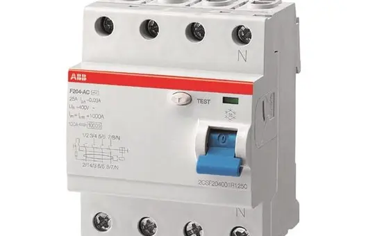 ABB F204A-40/0.5 FI circuit breaker 4-pole 500 mA type A 40A
