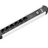 BACHMANN 331.013 PRIMO power strip 6-way with switch and surge protection