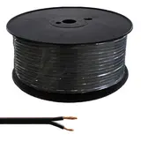 Speaker cable 1.5 mm² 2x1.5/0.20sw/rt100m coil Spool 100 m | black/red | 2x1,5 mm²