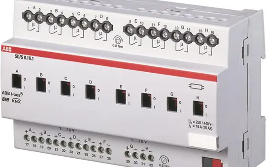 ABB SD/S8.16.1 KNX dimming actuator 1-10 V 8-fold