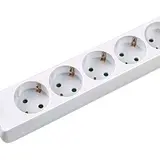 BACHMANN 381.241S SELLY power strip 6-fold | white | 1,50 m