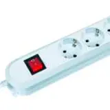 BACHMANN 381.230K table socket SMART 4-way with on/off switch | white | 1,50 m