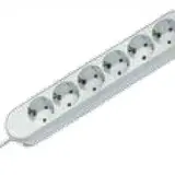 BACHMANN 381.247K table socket SMART 6-fold | white | 1,50 m