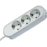 BACHMANN 387.272 table socket SMART 3-fold | white | 5,00 m