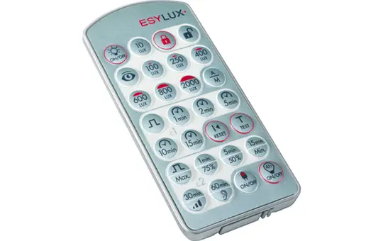ESYLUX EM10425509 IR remote control MD/PD series