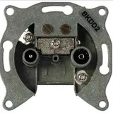 KREILING BKDD2/ClassA antenna socket 2-fold, TV, continuity, 11 dB